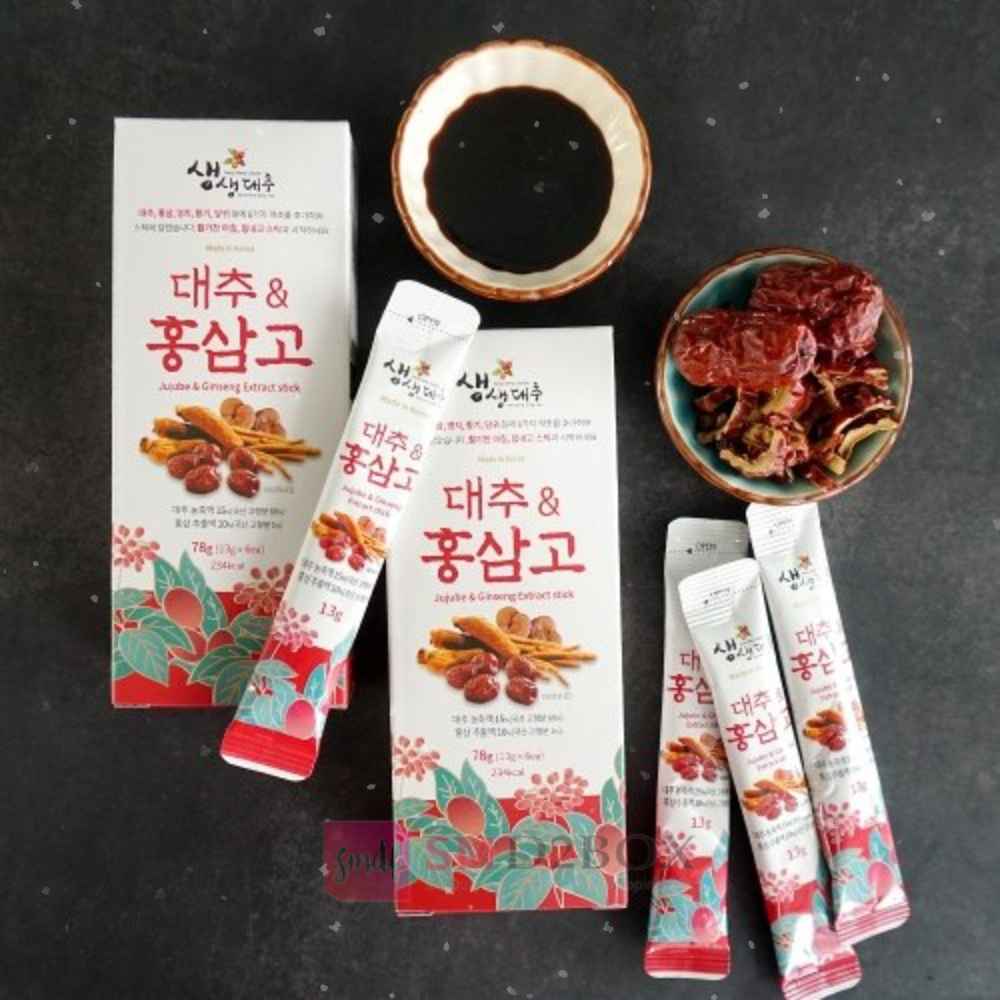 [sản phẩm đặc biệt] CHIẾT XUẤT HỒNG SÂM TÁO ĐỎ LINH CHI 30 gói * 13ml - Image 3