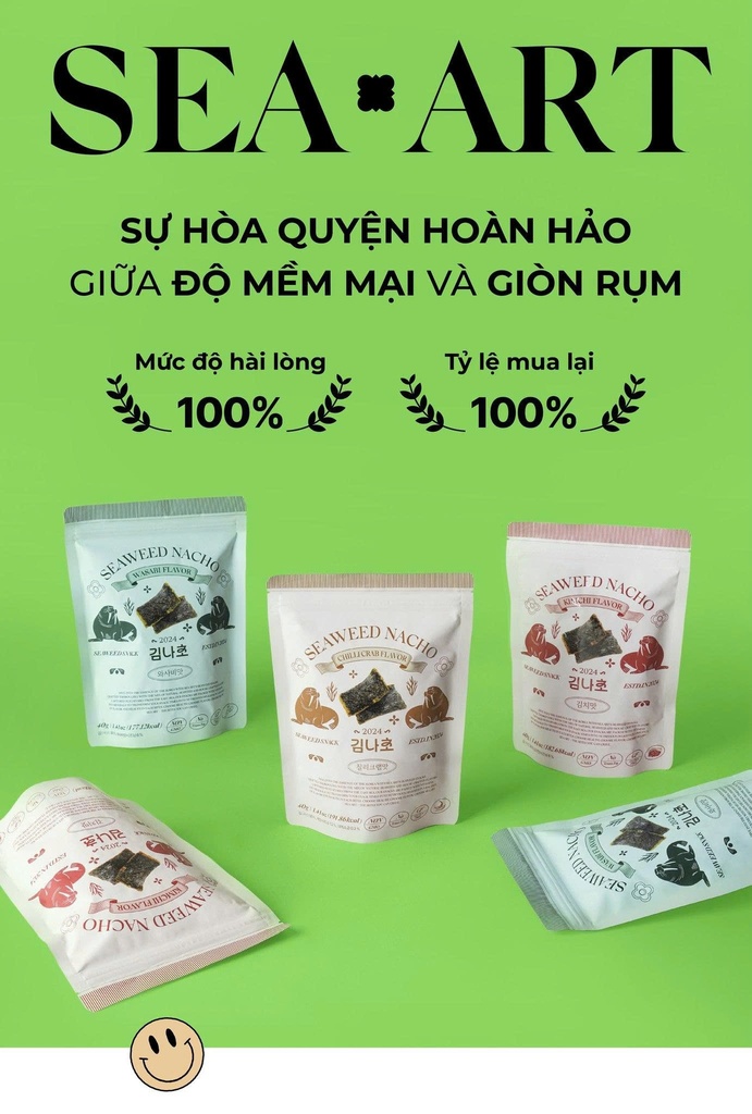 Snack rong biển Nacho vị Wasabi - Image 1