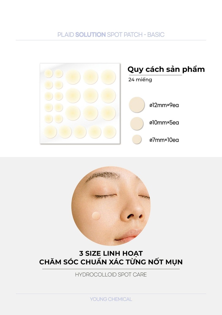 Miếng dán Plaid Solution Spot Patch - Image 6