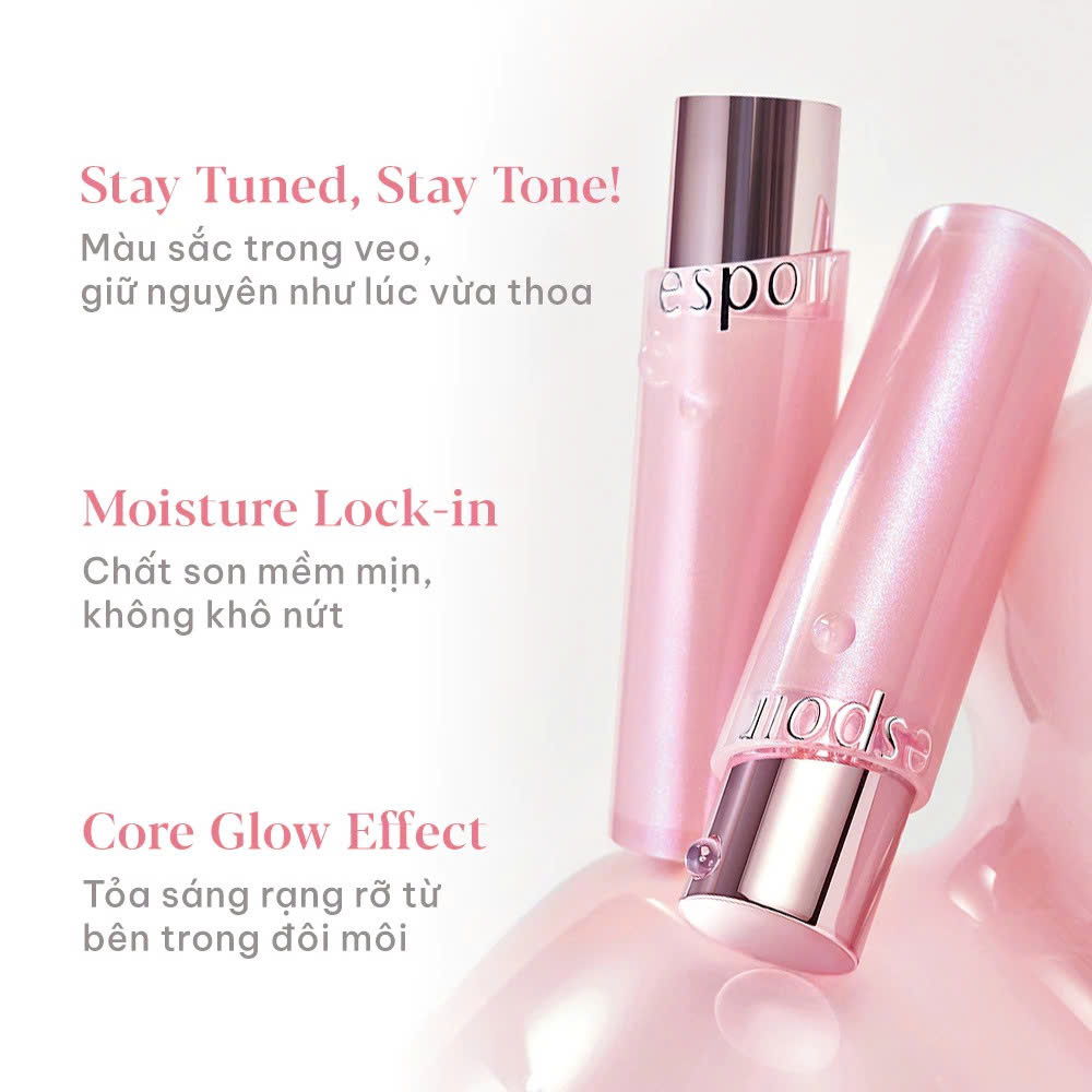 [NEW] Son Dưỡng Có Màu Espoir Bare Glow Lip Balm 3gr - Image 3