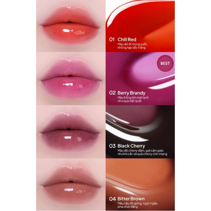 Son Dưỡng Môi Tocobo Juicy Berry Plumping Lip Oil 4gr - Image 5