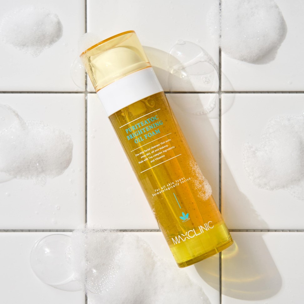 Dầu Rửa Mặt Tạo Bọt Làm Sáng Và Dưỡng Ẩm Maxclinic Puriteatoc Brightening Oil Foam Cleaser 110gr - Image 1