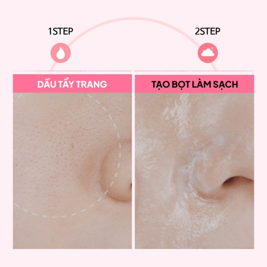 Dầu Rửa Mặt Tạo Bọt Làm Sáng Da Maxclinic Rose Vitamin Brightening Oil Foam Cleaser 110gr - Image 2