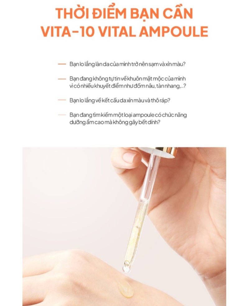 Tinh Chất Dưỡng Sáng Da Mờ Thâm Maxclinic Vita-10 Vital Ampoule 100ml - Image 1