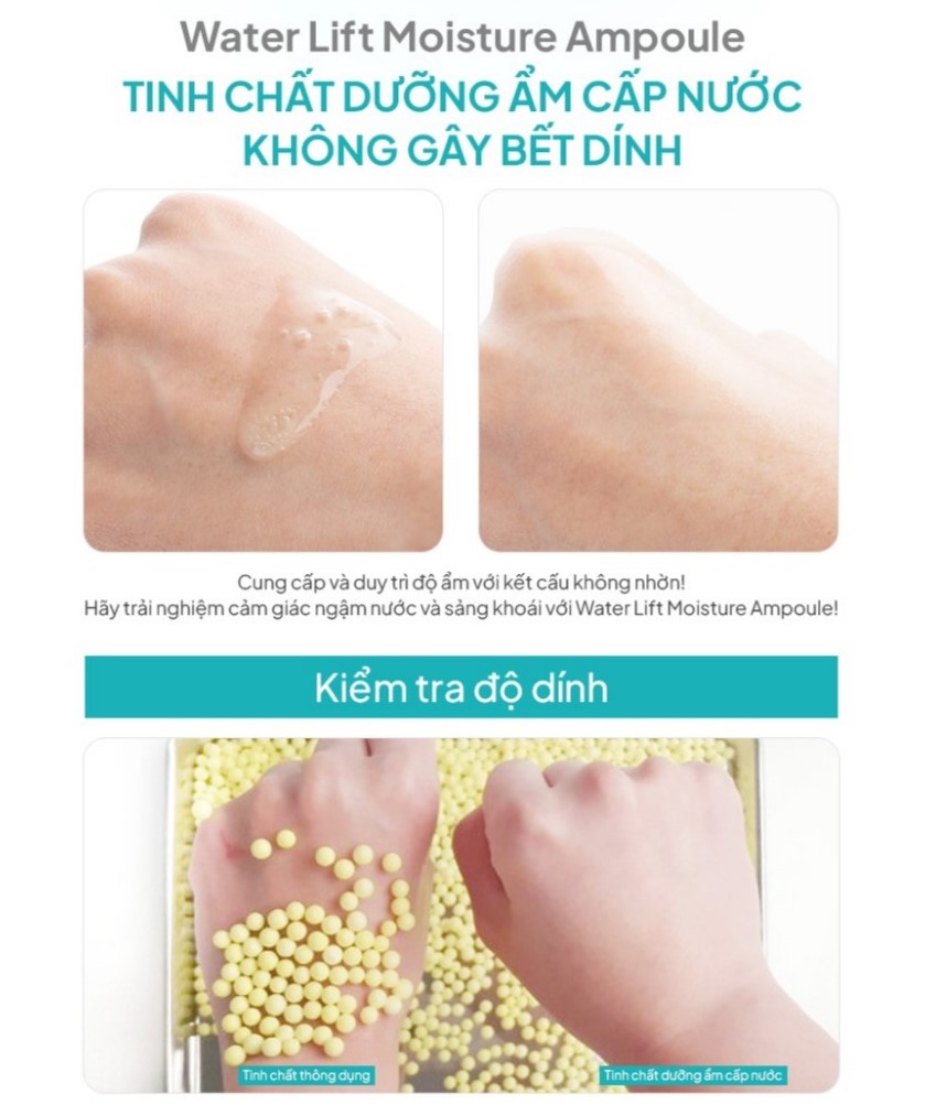 Tinh Chất Dưỡng Ẩm Cấp Nước Maxclinic Water Lift Moisture Ampoule 100ml - Image 5