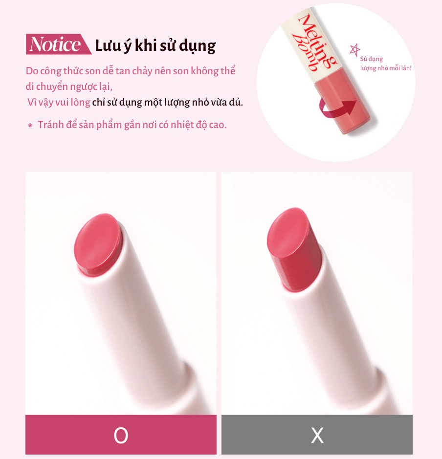 Son Dưỡng Tan Chảy Có Màu Espoir Mega Melting Bomb 1.7gr - Image 1