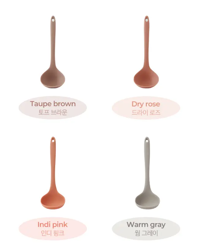 Vá Múc Canh Platinum Silicone Firgi Hàn Quốc Chịu Nhiệt Cao, Muôi Múc Canh, Súp, Đồ Ăn Dặm Cho Bé