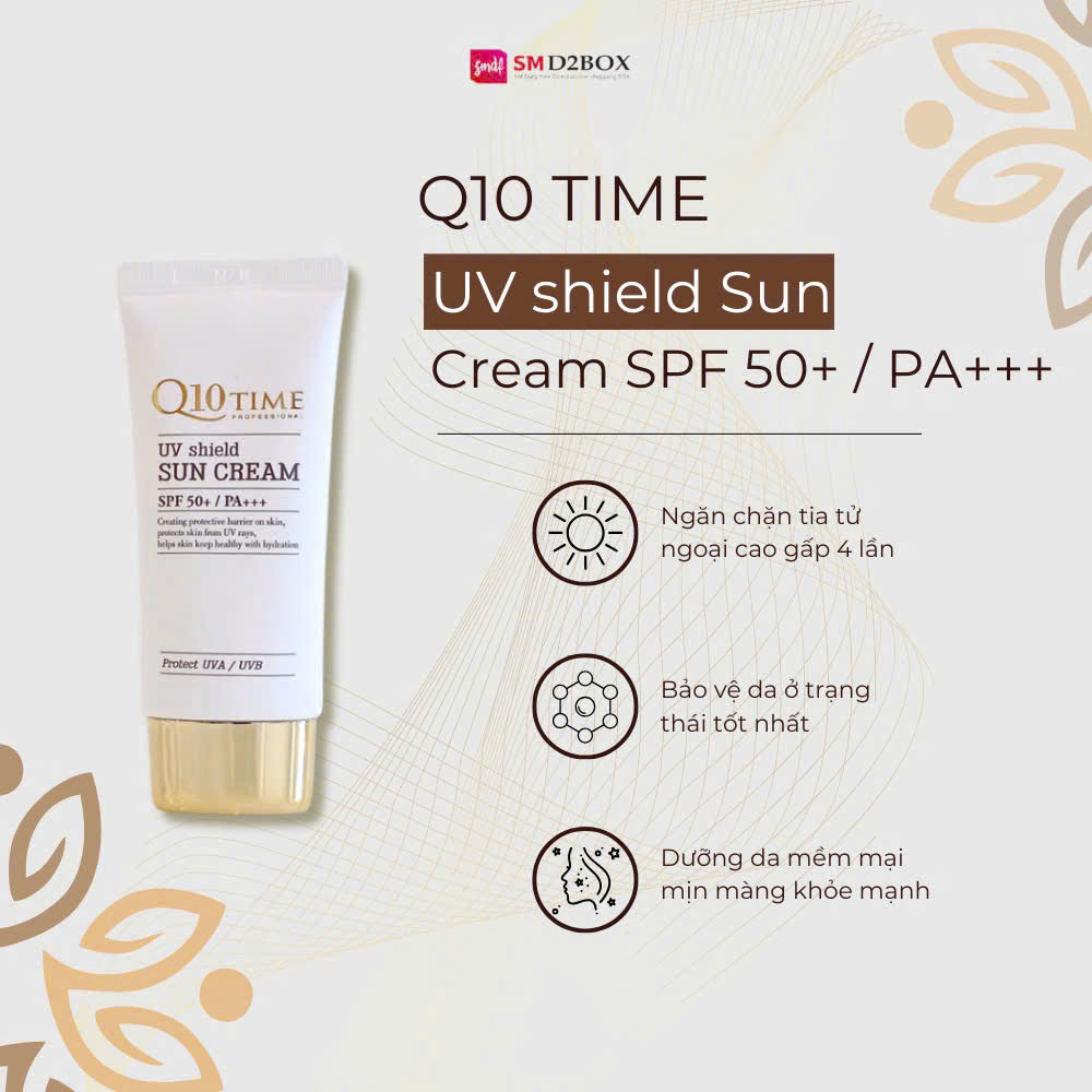 Kem chống nắng Q10 Time UV Shield Sun SPF50+/PA+++