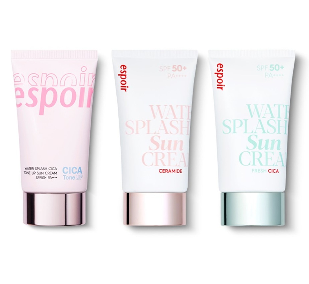 Kem Chống Nắng Espoir Water Splash Sun Cream Cica Tone Up/ Ceramide/ Fresh Cica SPF50+ PA++++