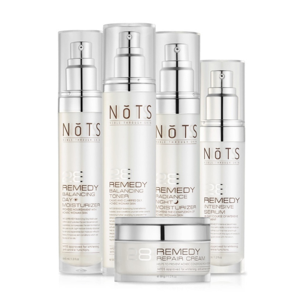 Bộ Dưỡng Ẩm- Phục Hồi- Tái Tạo Da NoTS 28 Remedy Full Set