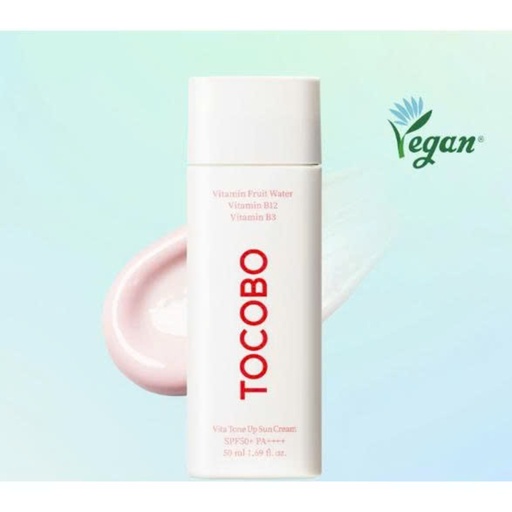 [P00000LW] Kem Chống Nắng Nâng Tone Dưỡng Trắng Da Tocobo Vita Tone Up Sun Cream SPF50+ PA++++