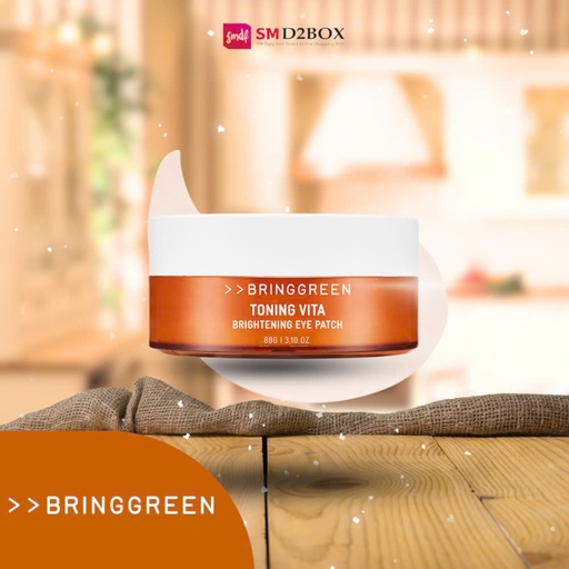 [P00000LH] Mặt nạ mắt BRINGGREEN Toning Vita Brightening Eye Patch